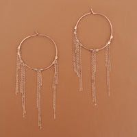 Wispy Hoops - 14k Rose Gold-Fill