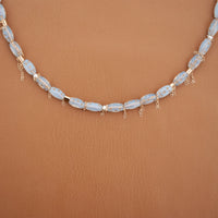 Gilded Glass Choker Necklace - Twilight - 14k Gold Filled