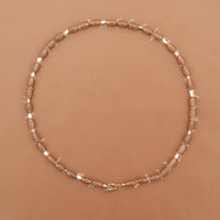Gilded Glass Choker Necklace - Dusk - 14k Gold Filled