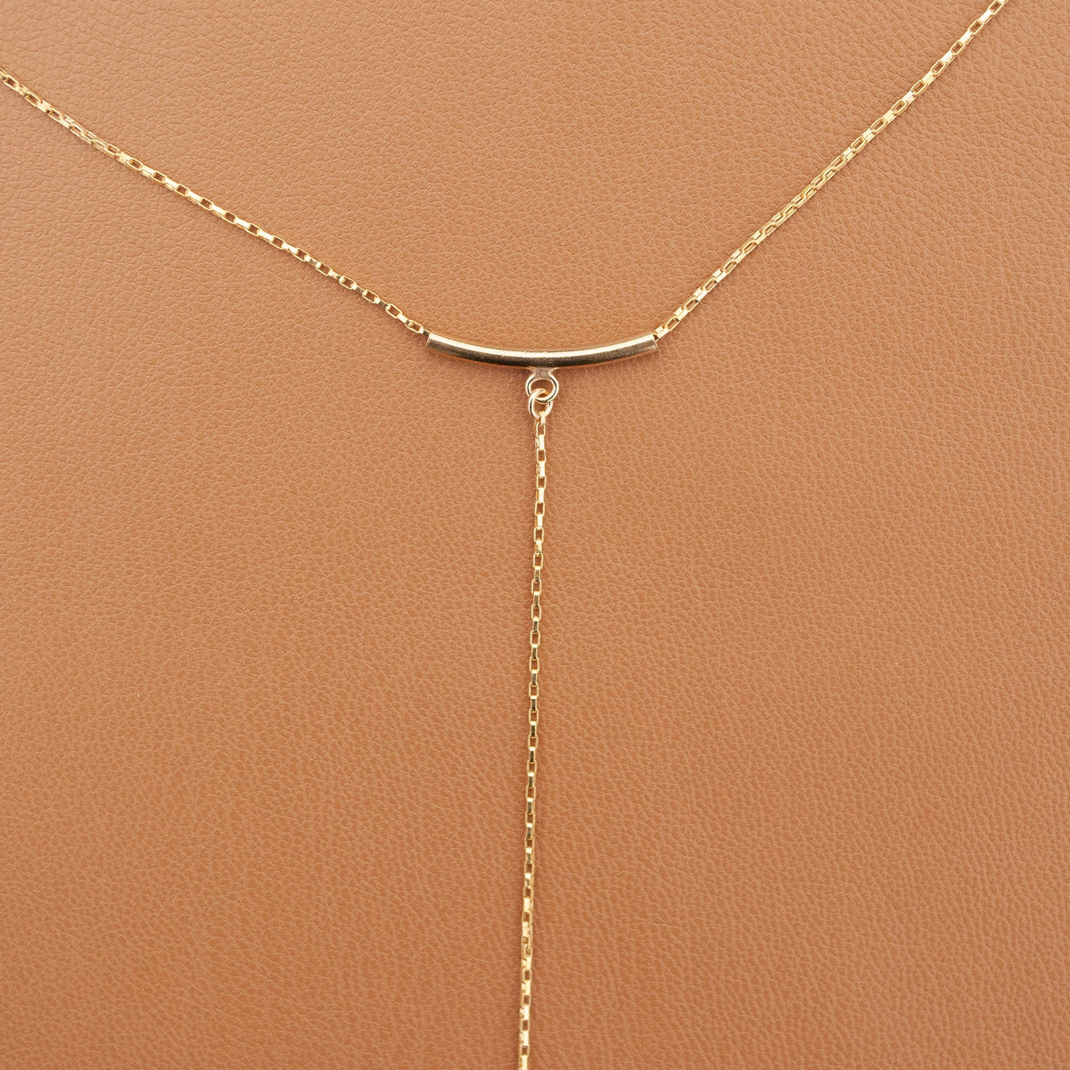 Sable Y Necklace - 14k Gold Filled