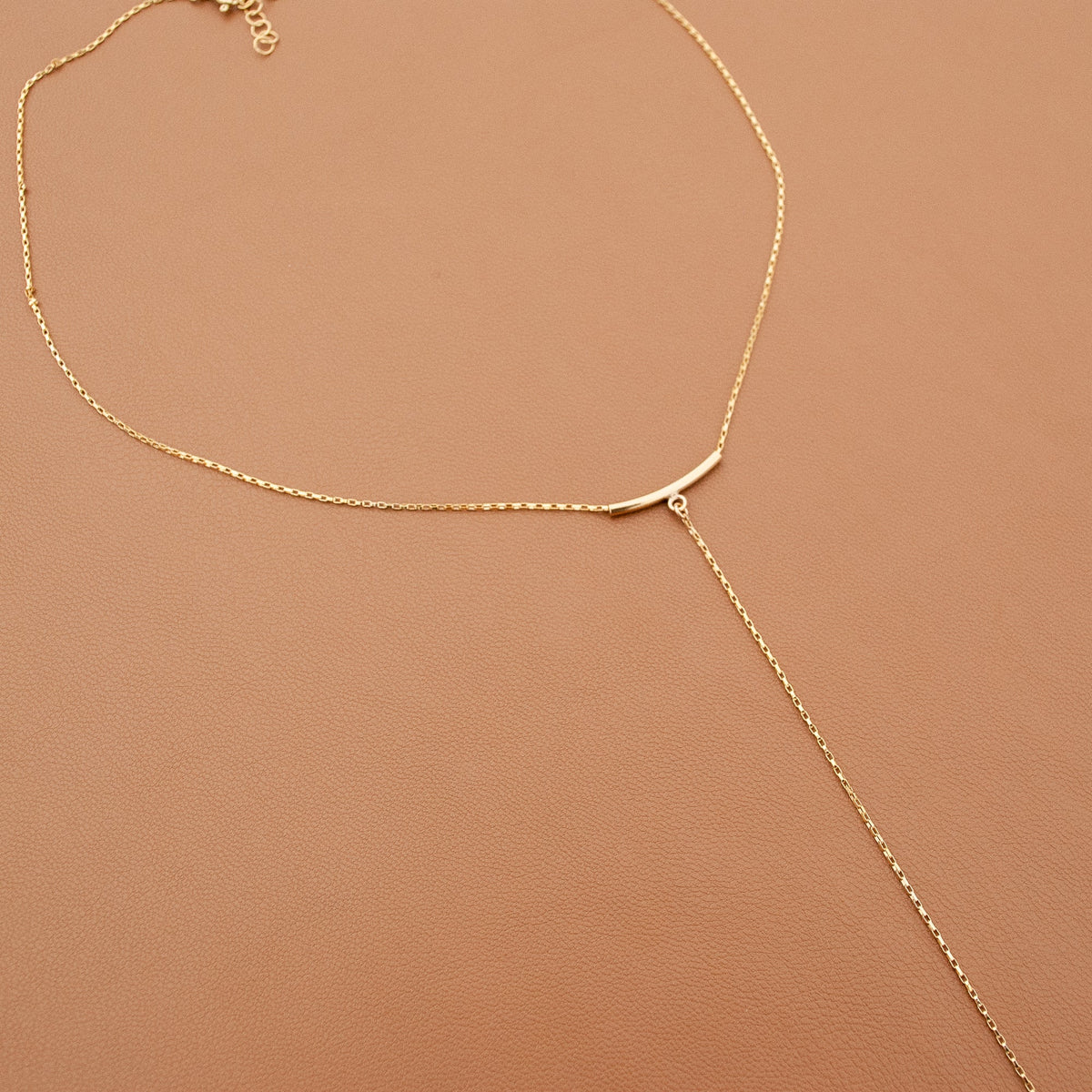 Sable Y Necklace - 14k Gold Filled