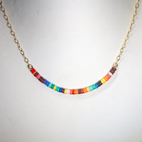 Rainbow Necklace - Gold-Filled