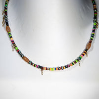 Multi-Culti Choker - Gold-Filled - Pistachio