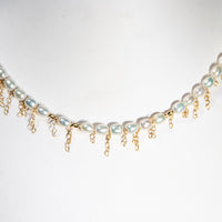 Small Pearl Fringe Choker -  Gold-Filled