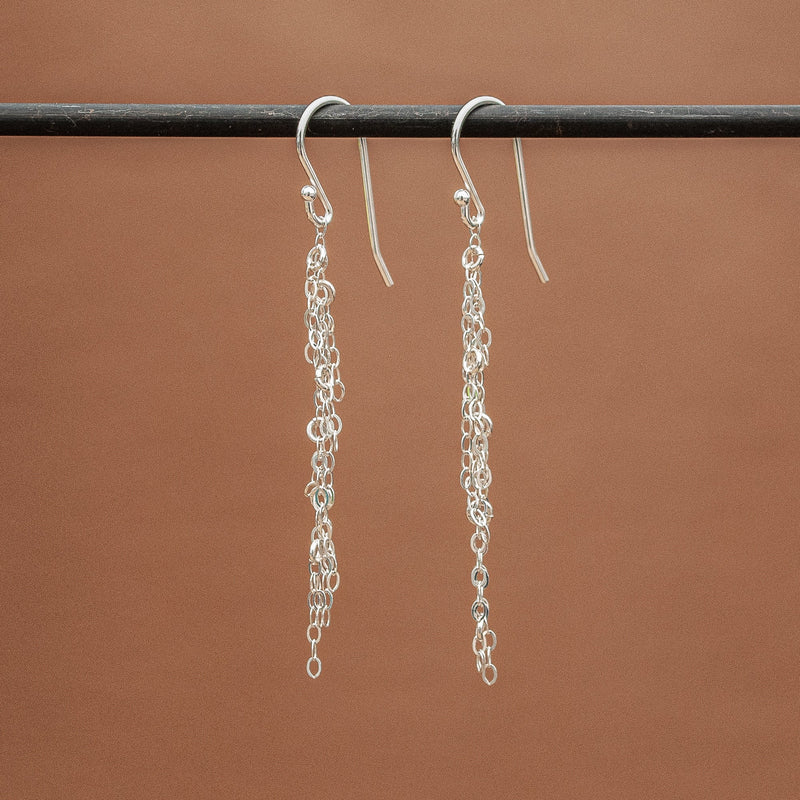 Dangle Whisper Fringe Earrings