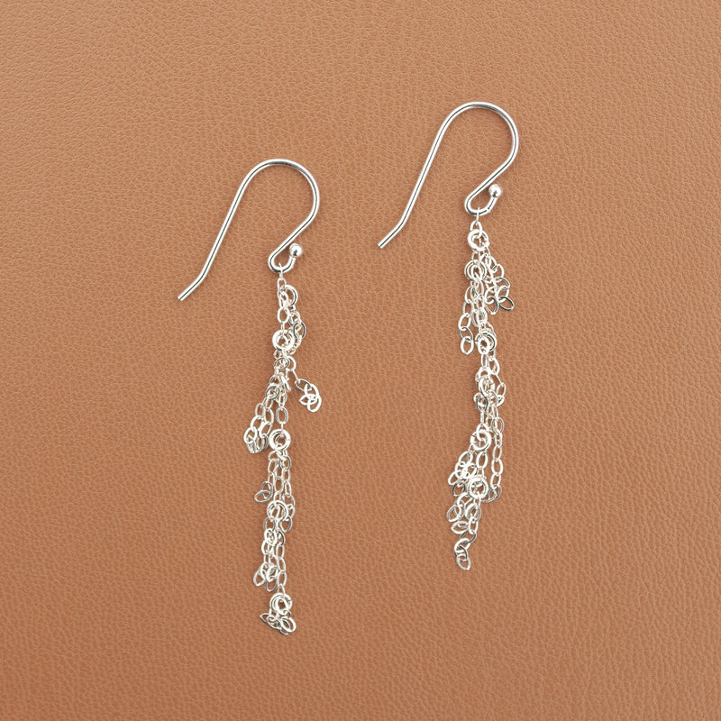 Dangle Whisper Fringe Earrings