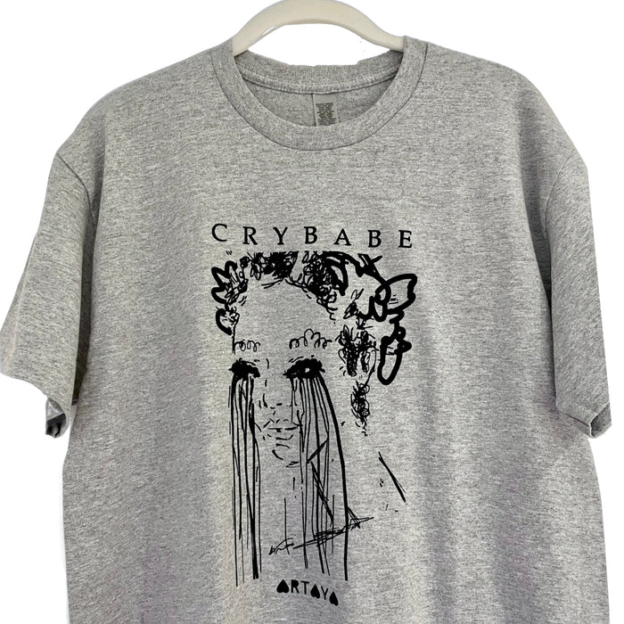 Grey Crybabe T-shirt