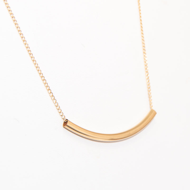 Space Tunnel Necklace 14K Gold-Filled