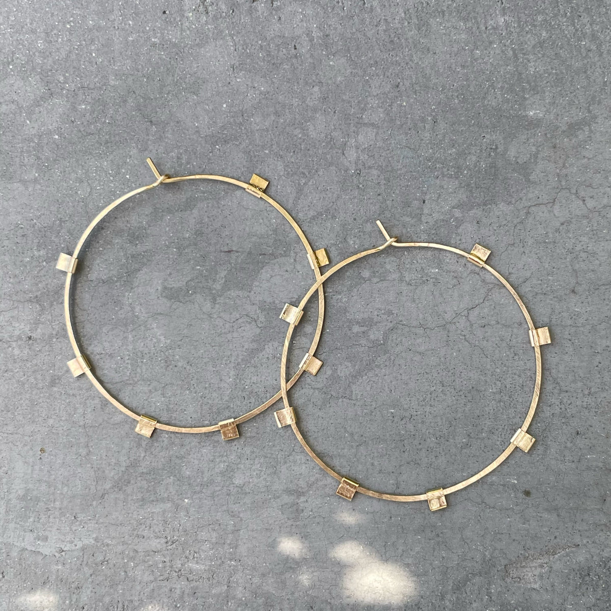 Spark Hoops - 14K Gold-Filled
