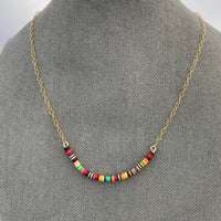 Multicolored Necklace VI / 14K Gold-Filled