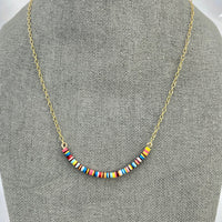 Multicolored Necklace I / 14K Gold-Filled