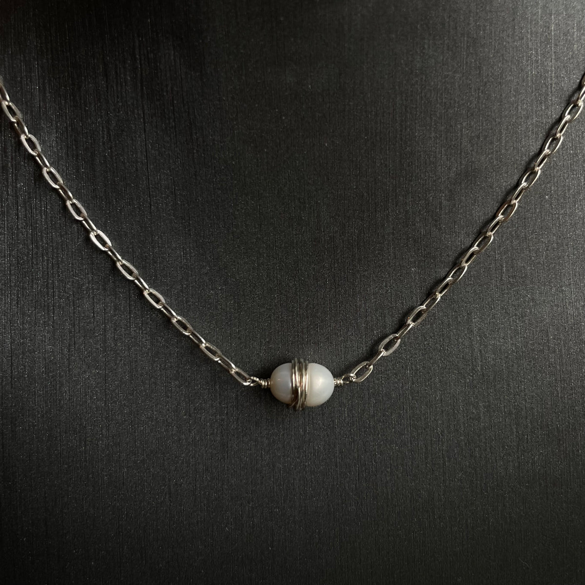 Pearl Jupiter Necklace - Sterling Silver