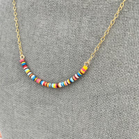 Multicolored Necklace I / 14K Gold-Filled