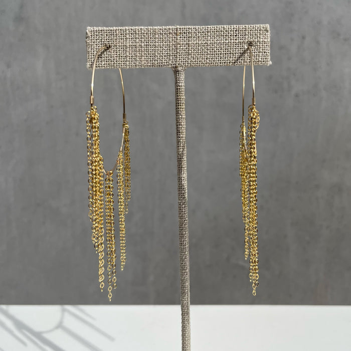 Wispy Hoops - 14k Gold-Fill
