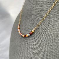 Multicolored Necklace VII / 14K Gold-Filled