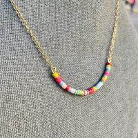 Multicolored Necklace III / 14K Gold-Filled