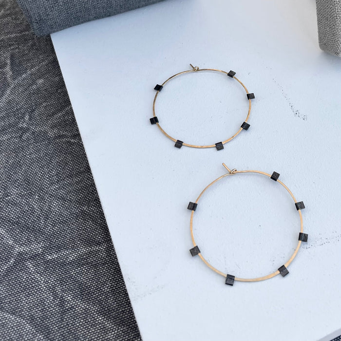 Spark Hoops - Two Tone