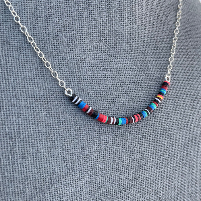 Multicolored Necklace III / Sterling Silver