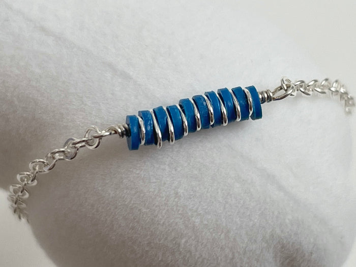 Aura Bracelet - Silver - Royal Blue
