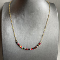 Multicolored Necklace XII / 14K Gold-Filled