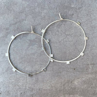 Spark Hoops - Sterling Silver