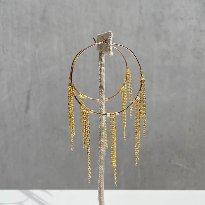 Wispy Hoops - 14k Gold-Fill