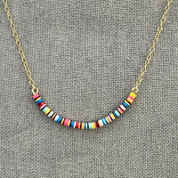 Multicolored Necklace I / 14K Gold-Filled