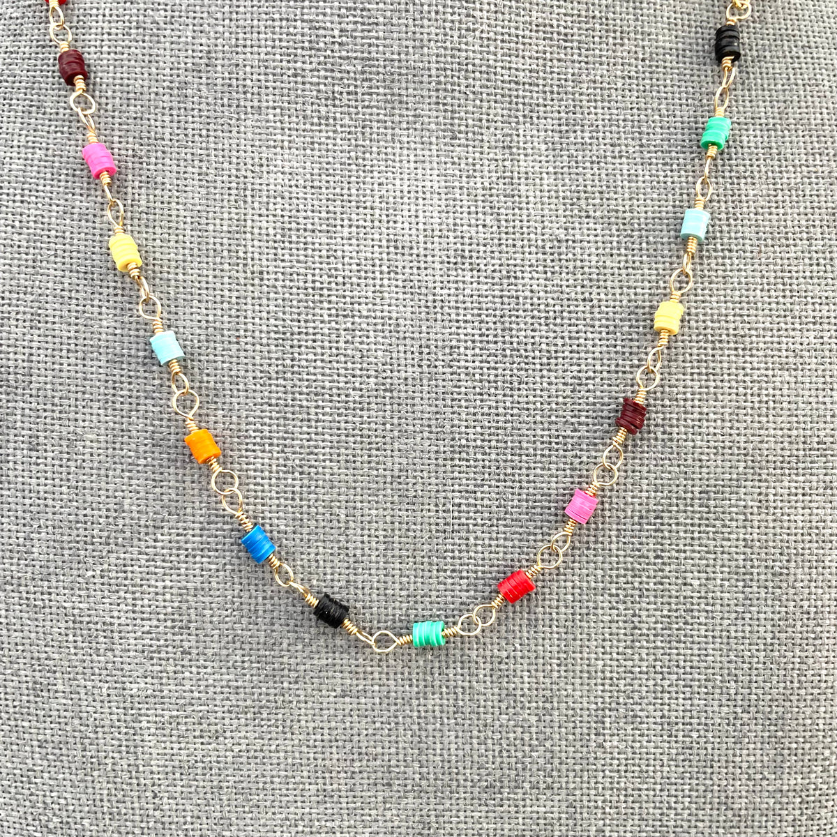 Bestow Lariat Necklace 14k Gold-Filled