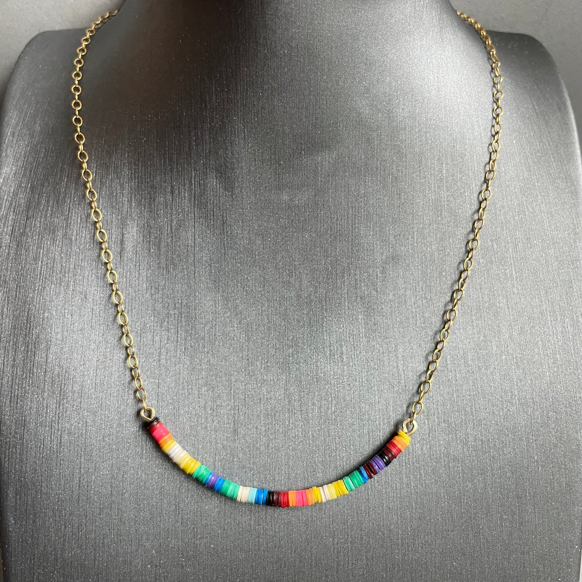 Multicolored Necklace II / 14K Gold-Filled