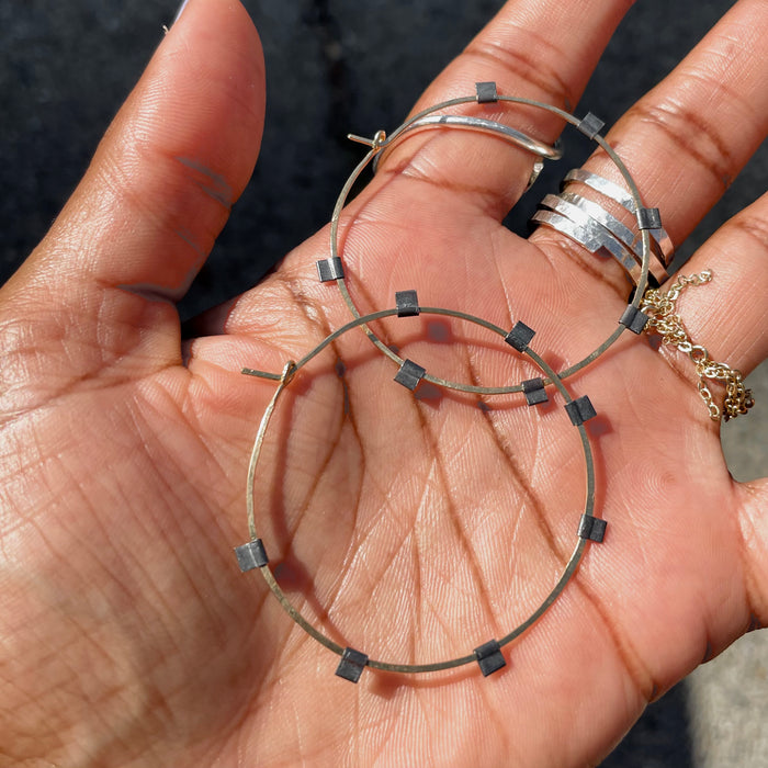 Spark Hoops - Two Tone