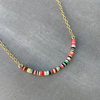 Multicolored Necklace IX / 14K Gold-Filled