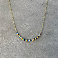 Multicolored Necklace V / 14K Gold-Filled
