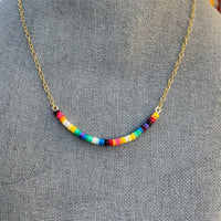Multicolored Necklace II / 14K Gold-Filled