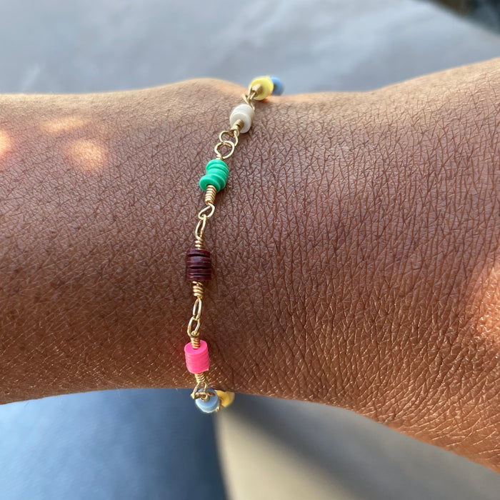 Bloom Wrapped Bracelet Gold- Fill