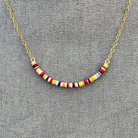 Multicolored Necklace VII / 14K Gold-Filled