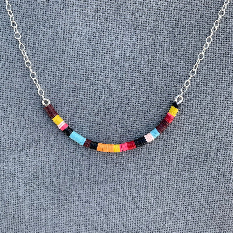 Multicolored Necklace I / Sterling Silver