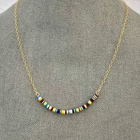 Multicolored Necklace V / 14K Gold-Filled