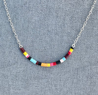 Multicolored Necklace I / Sterling Silver