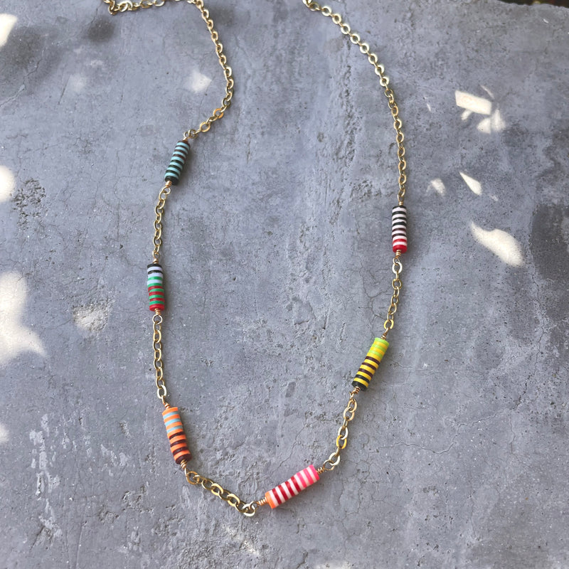 Jungle Jewel Necklace - Bright Lights