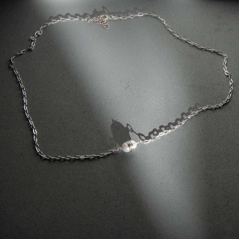 Pearl Jupiter Necklace - Sterling Silver