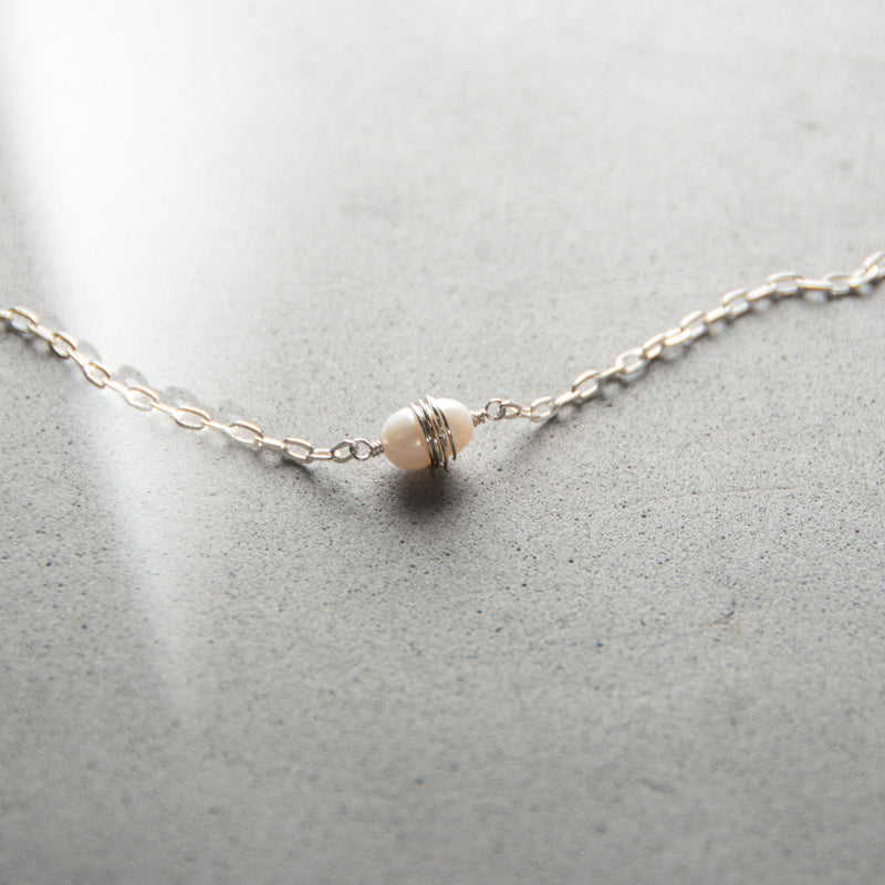 Pearl Jupiter Necklace - Sterling Silver