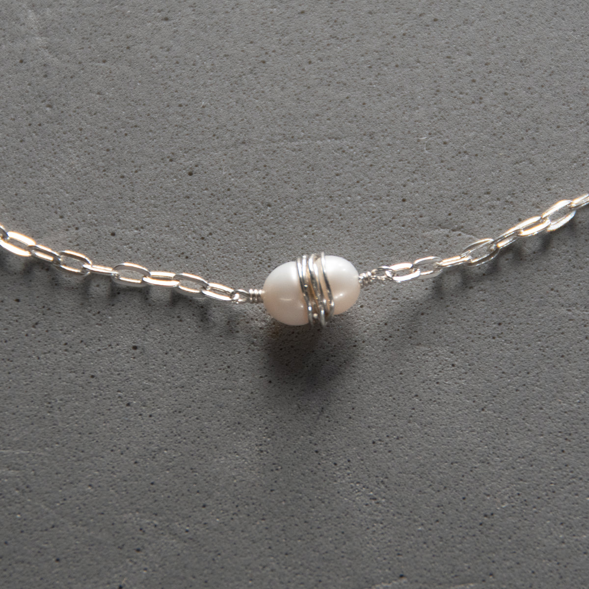 Pearl Jupiter Necklace - Sterling Silver
