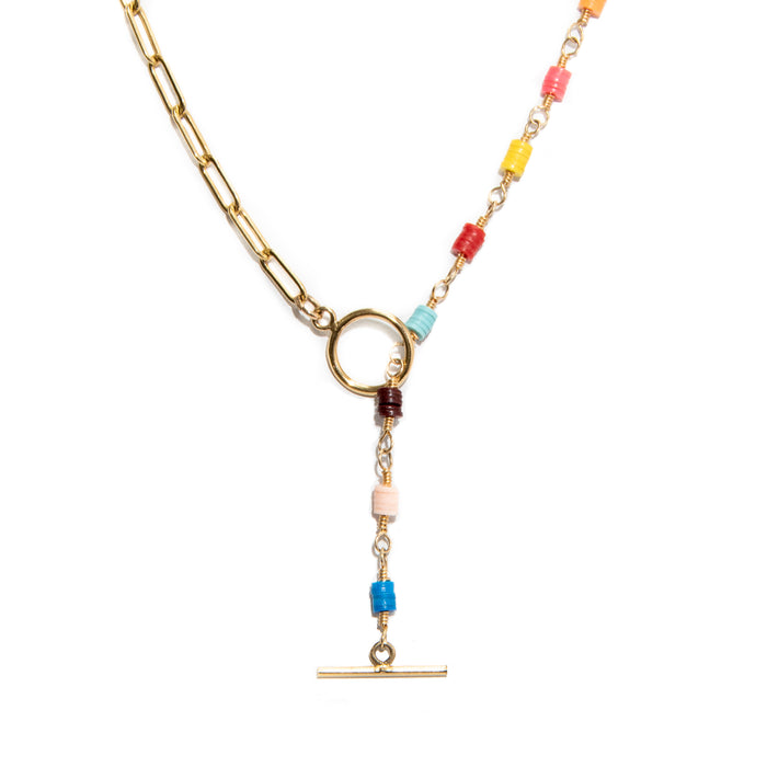 Bestow Lariat Necklace 14k Gold-Filled