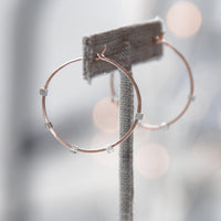 Sunburst Hoops - 14K Rose Gold-Filled & Sterling Silver