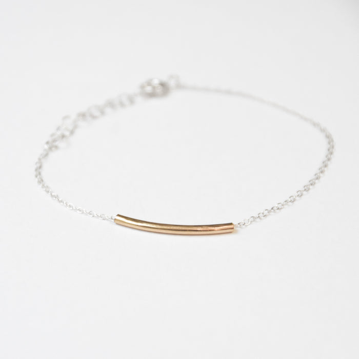 Space Tunnel Bracelet - 14K Yellow Gold-Filled